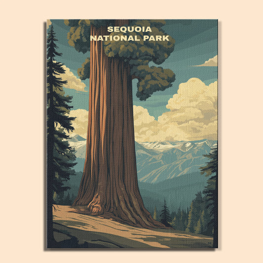 Sequoia National Park | Paint by Numbers Kit EasyArtJoy