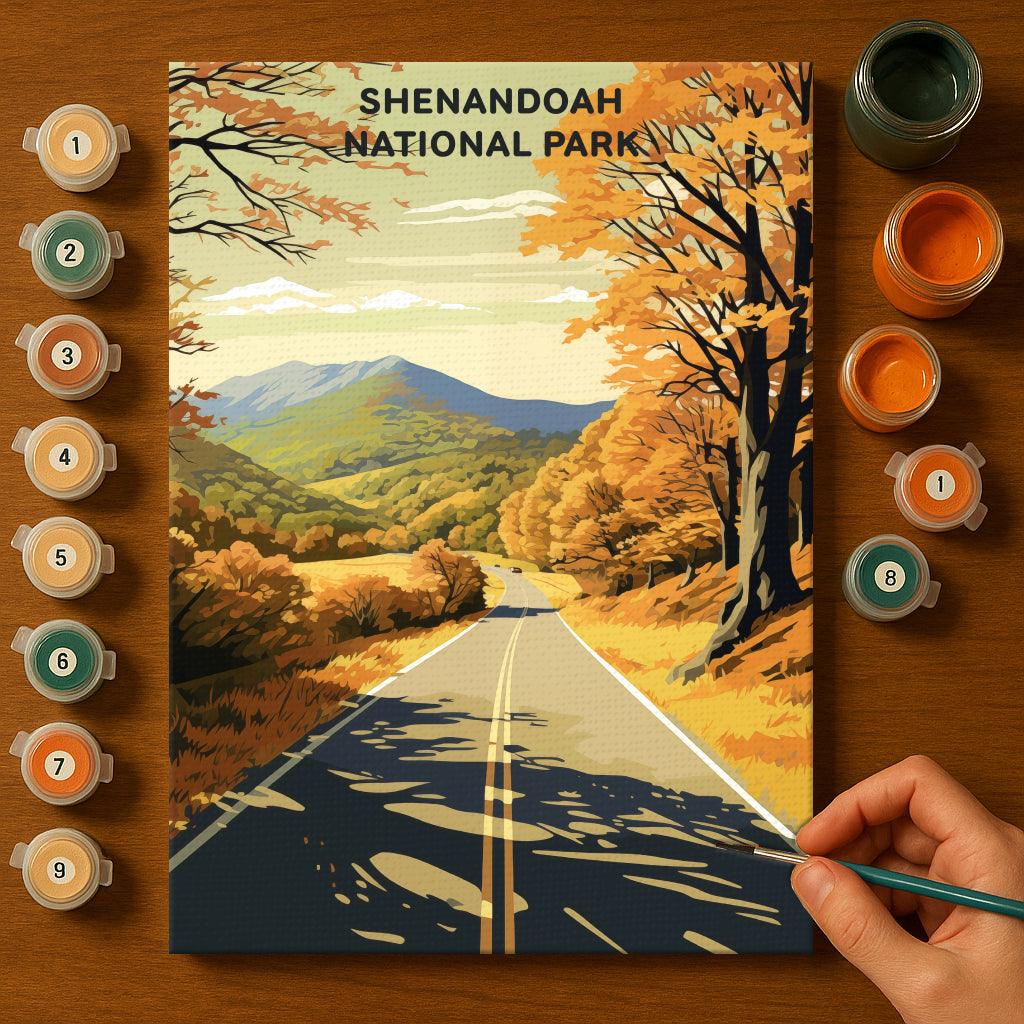 Shenandoah National Park (Original Edition) | Paint by Numbers Kit EasyArtJoy