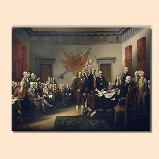 Signing of the Historic Document | Paint by Numbers Kit EasyArtJoy