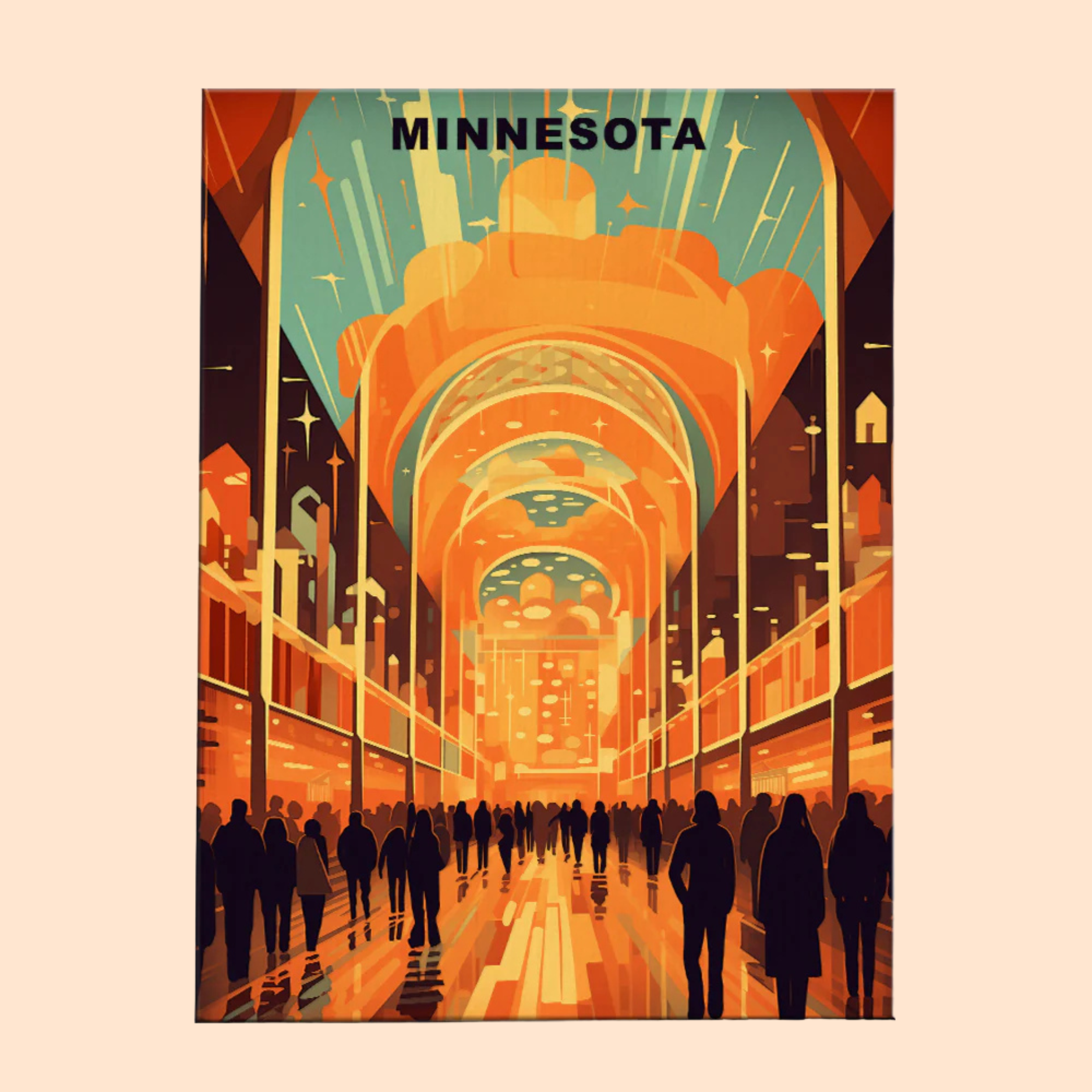 Minnesota U.S. State - Paint by Numbers Kit EasyArtJoy