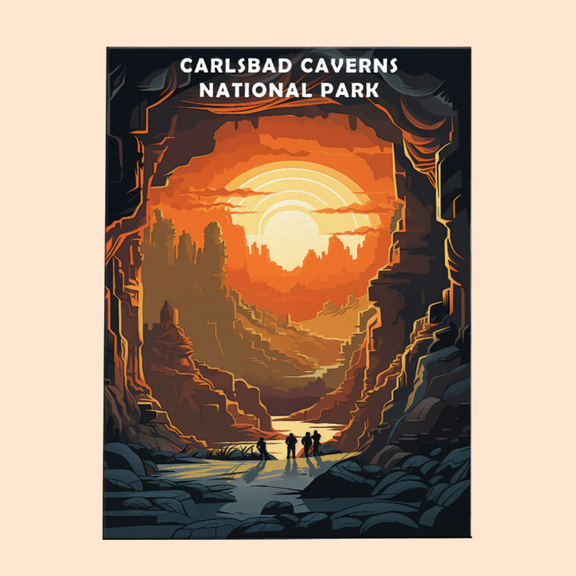 Carlsbad Caverns National Park - Paint by Numbers Kit EasyArtJoy