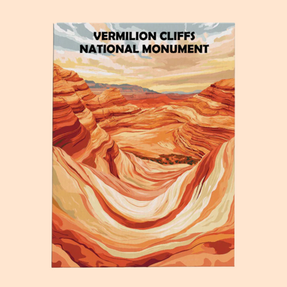 Vermilion Cliffs National Monument - Paint by Numbers Kit EasyArtJoy