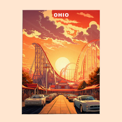 Ohio U.S. State - Paint by Numbers Kit EasyArtJoy