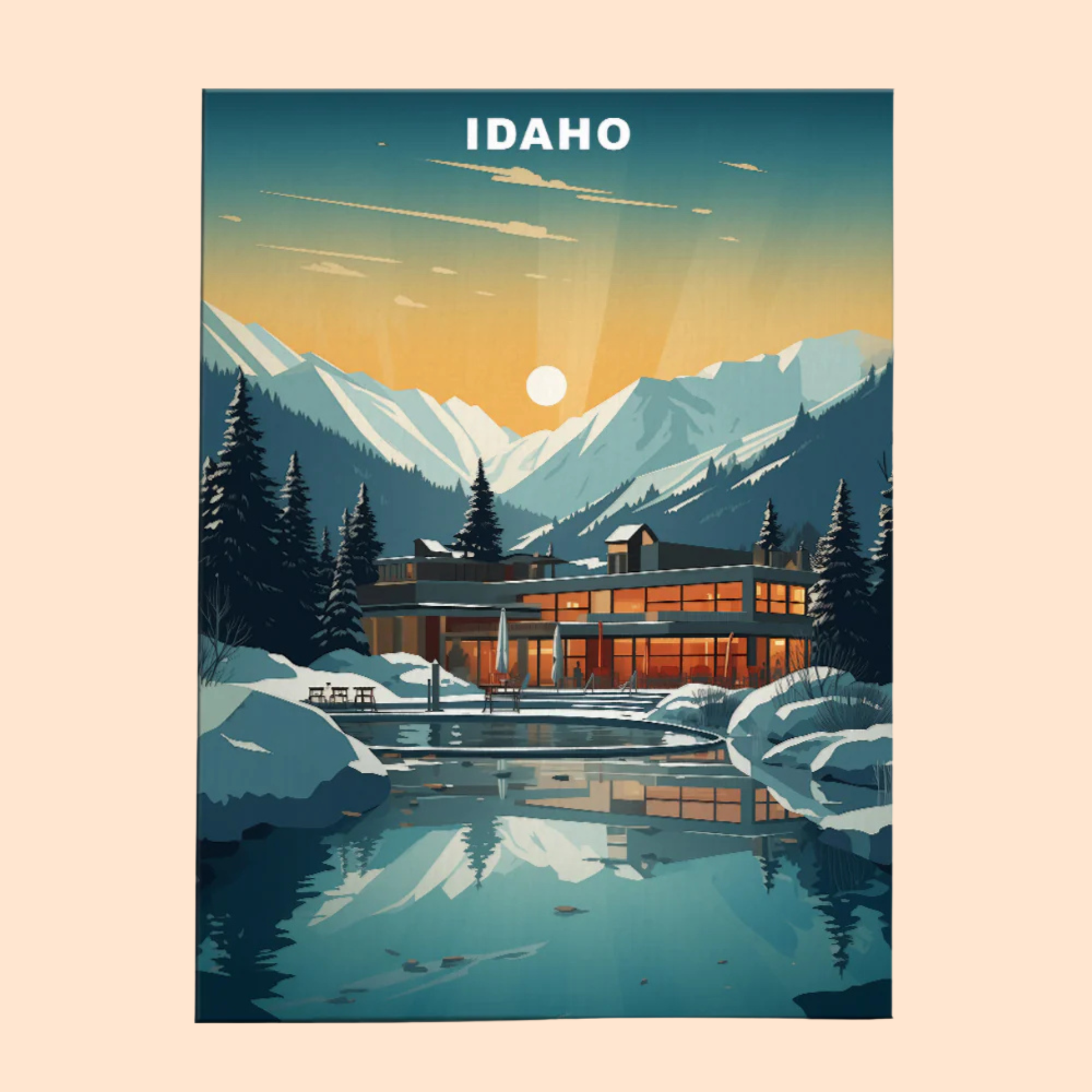 Idaho U.S. State - Paint by Numbers Kit EasyArtJoy