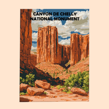 Canyon de Chelly National Monument - Paint by Numbers Kit EasyArtJoy