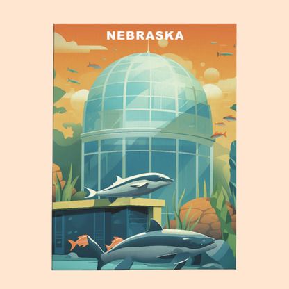 Nebraska U.S. State - Paint by Numbers Kit EasyArtJoy
