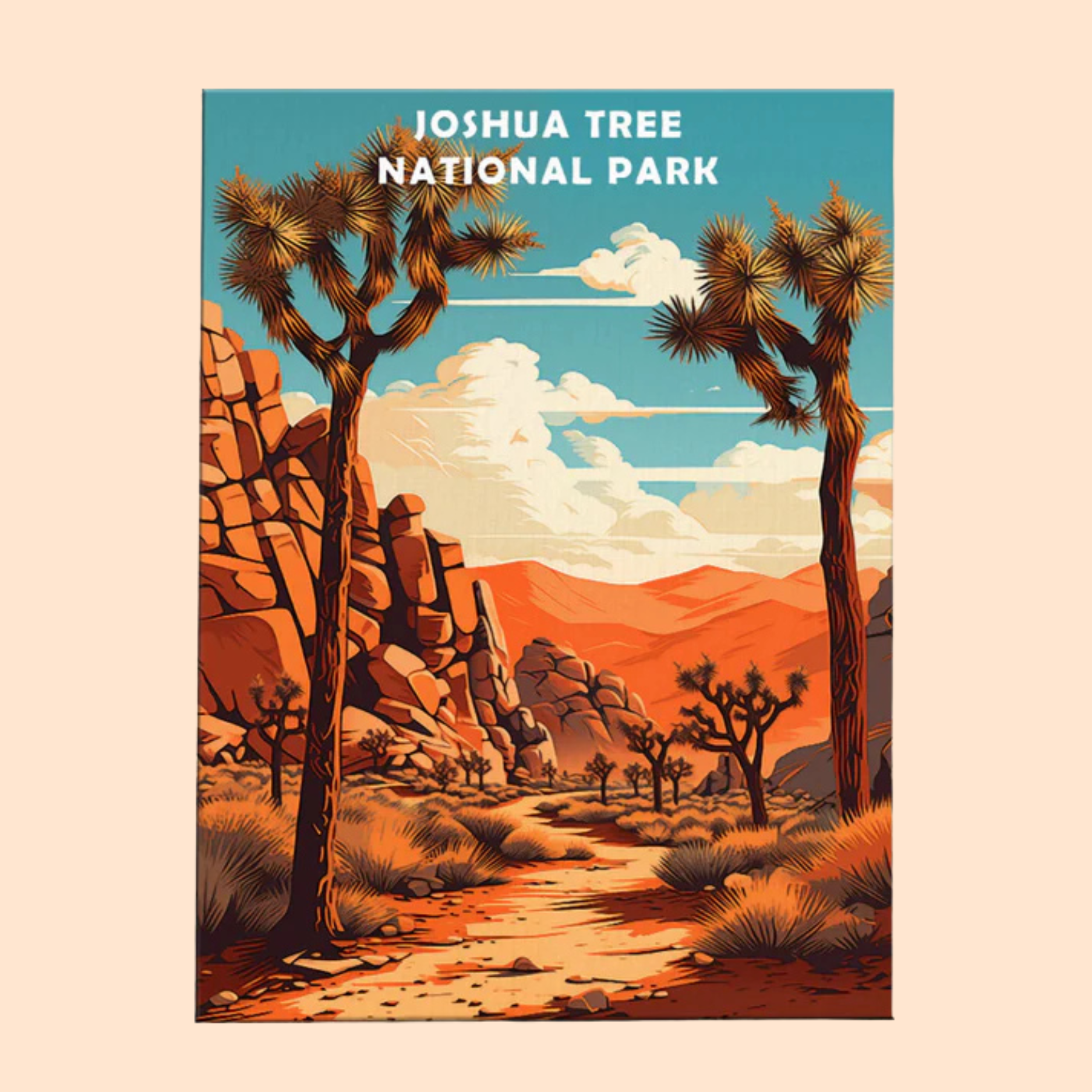 Joshua Tree National Park - Paint by Numbers Kit EasyArtJoy