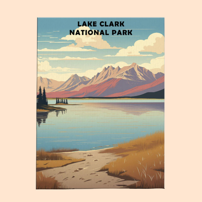 Lake Clark National Park - Paint by Numbers Kit EasyArtJoy