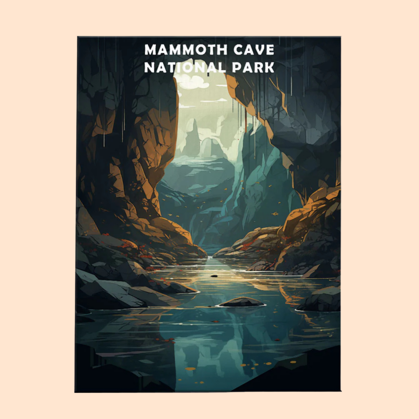 Mammoth Cave National Park - Paint by Numbers Kit EasyArtJoy
