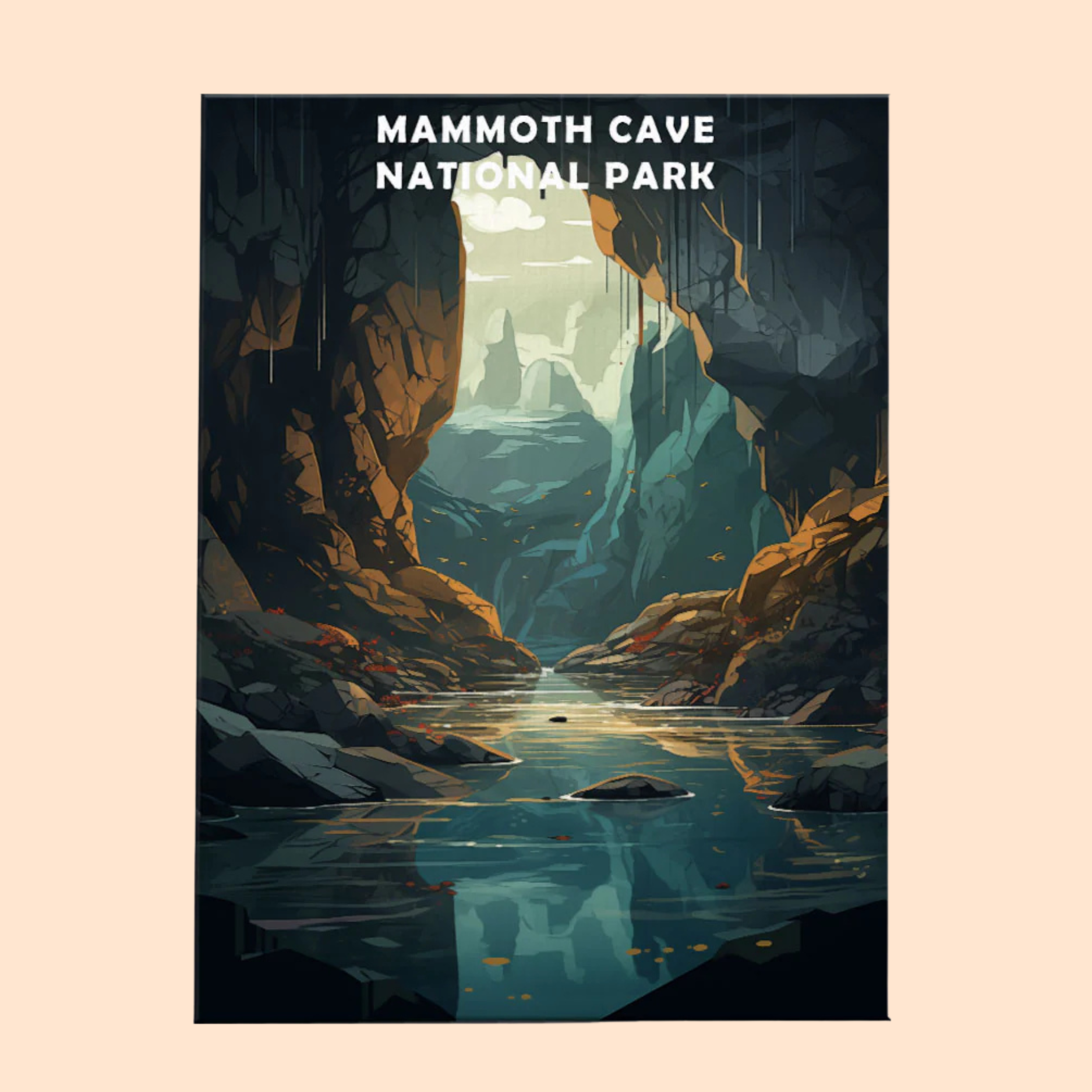 Mammoth Cave National Park - Paint by Numbers Kit EasyArtJoy