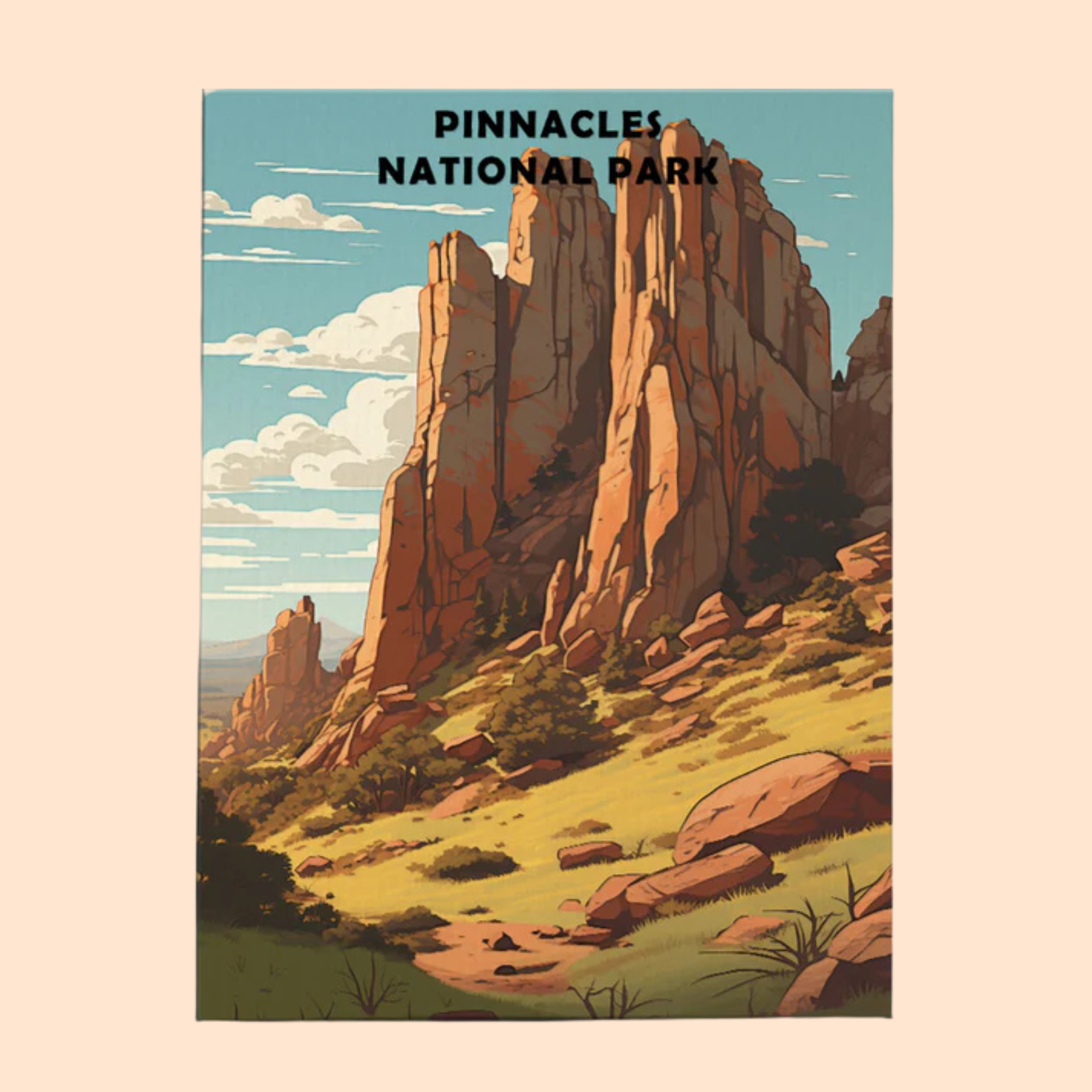 Pinnacles National Park - Paint by Numbers Kit EasyArtJoy