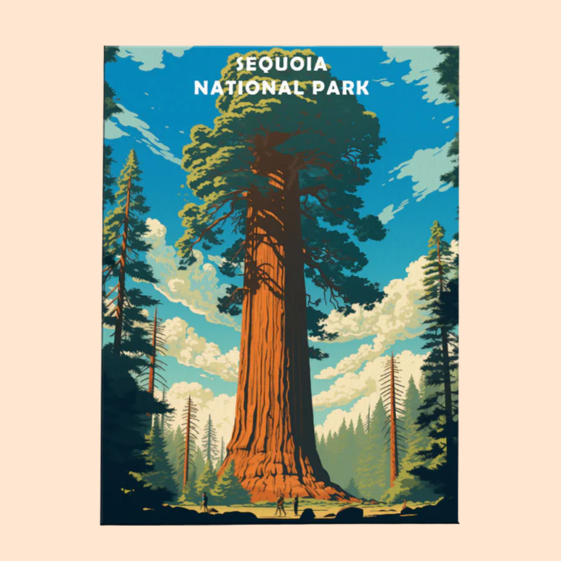 Sequoia National Park - Paint by Numbers Kit EasyArtJoy