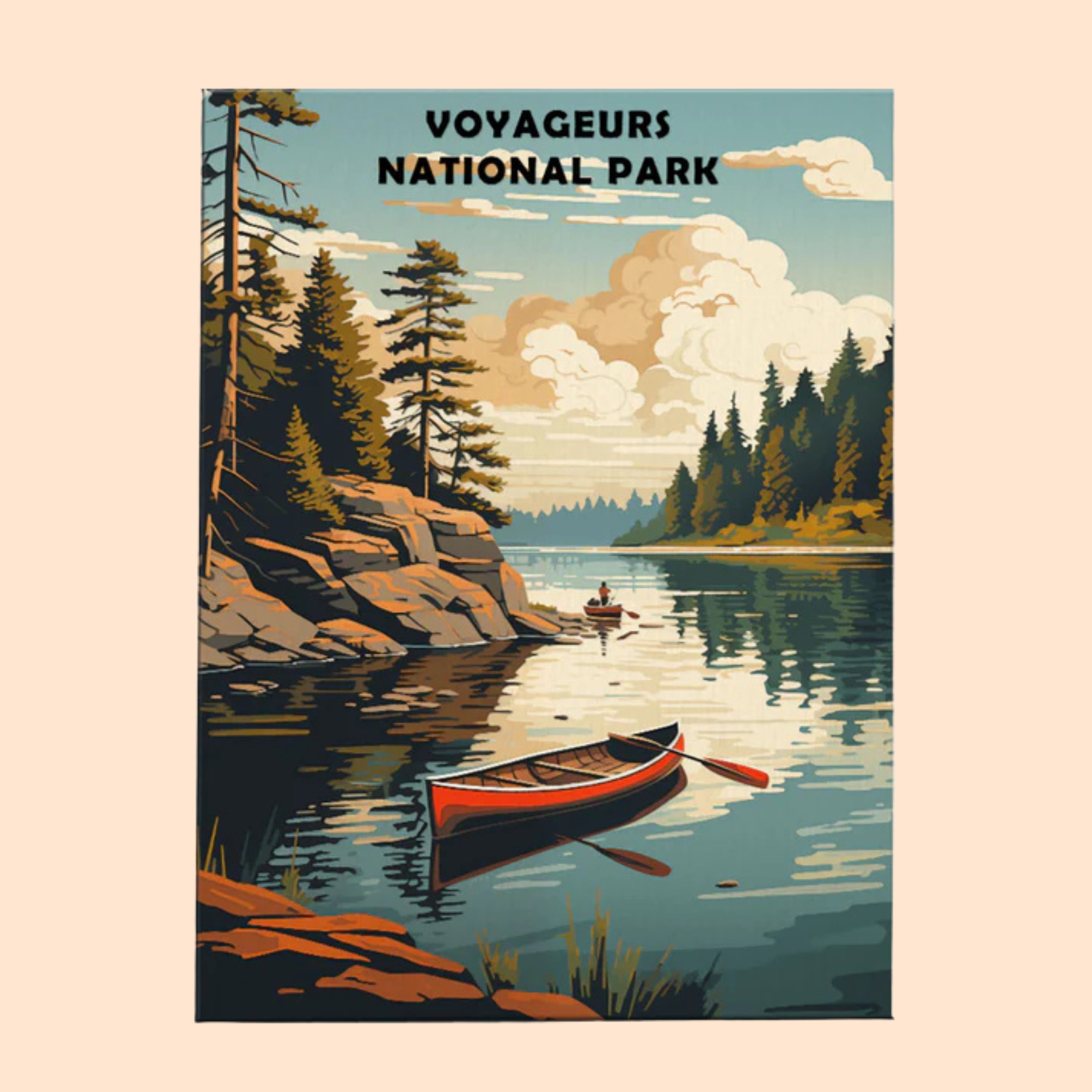 Voyageurs National Park - Paint by Numbers Kit EasyArtJoy