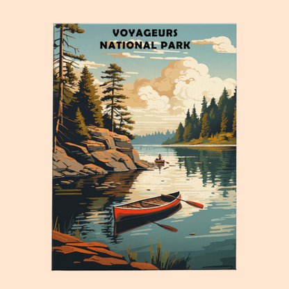 Voyageurs National Park - Paint by Numbers Kit EasyArtJoy