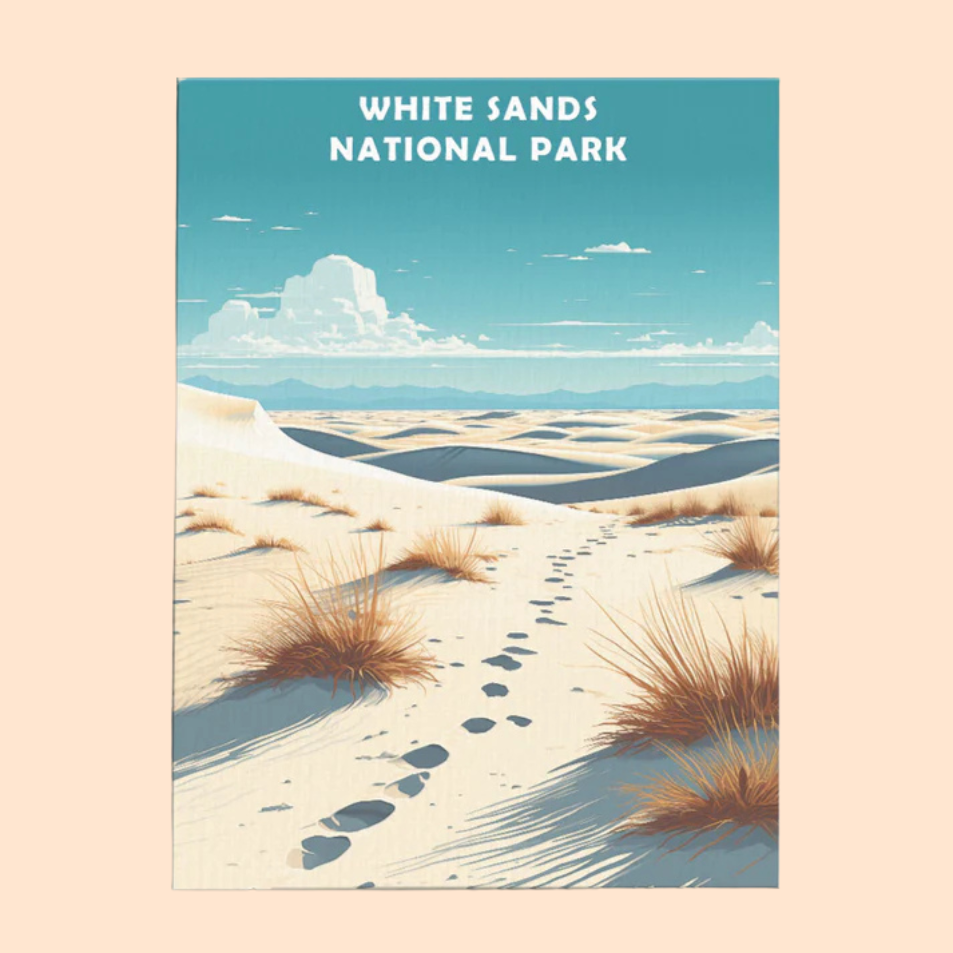 White Sands National Park - Paint by Numbers Kit EasyArtJoy
