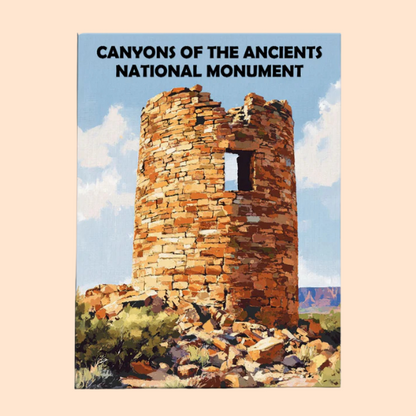 Canyons of the Ancients National Monument - Paint by Numbers Kit EasyArtJoy
