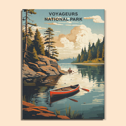 Voyageurs National Park (Original Edition) | Paint by Numbers Kit EasyArtJoy