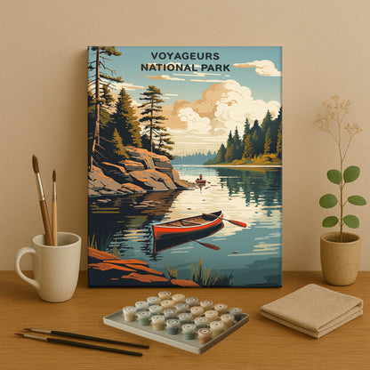 Voyageurs National Park (Original Edition) | Paint by Numbers Kit EasyArtJoy