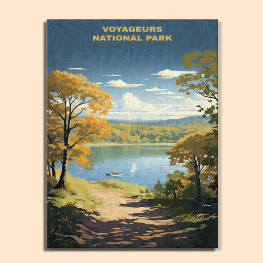 Voyageurs National Park | Paint by Numbers Kit EasyArtJoy
