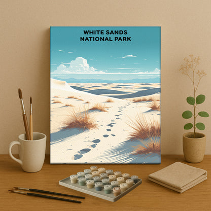 White Sands National Park (Original Edition) | Paint by Numbers Kit EasyArtJoy