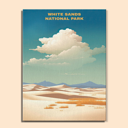 White Sands National Park | Paint by Numbers Kit EasyArtJoy