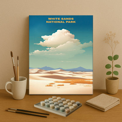 White Sands National Park | Paint by Numbers Kit EasyArtJoy