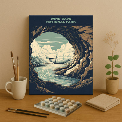 Wind Cave National Park | Paint by Numbers Kit EasyArtJoy