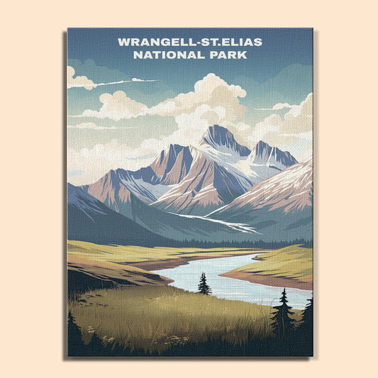 Wrangell-St. Elias National Park | Paint by Numbers Kit