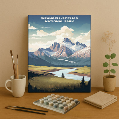 Wrangell-St. Elias National Park | Paint by Numbers Kit