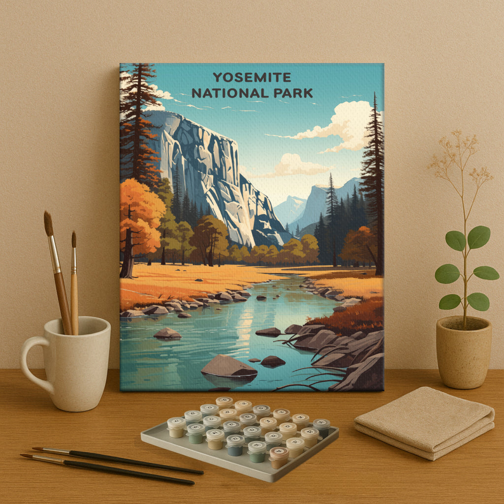 Yosemite National Park (Original Edition) | Paint by Numbers Kit EasyArtJoy