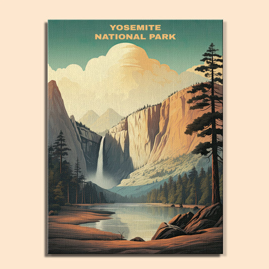 Yosemite National Park | Paint by Numbers Kit EasyArtJoy