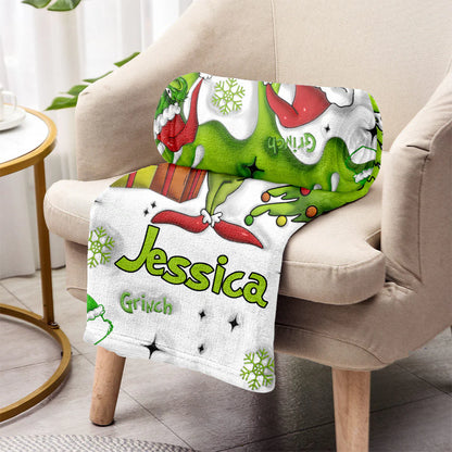 Green Monster Is It Late To Be Good - Personalized 3D Inflated Effect Blanket
