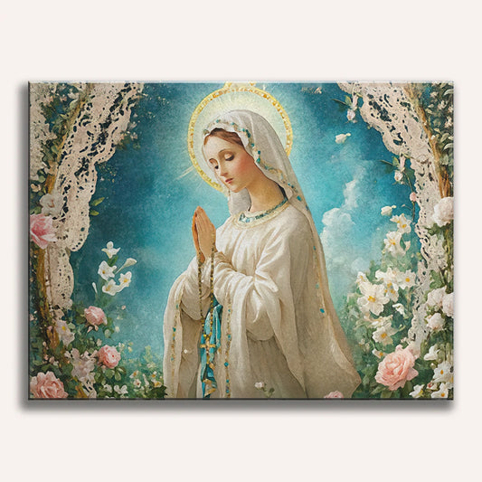 Lady Of Lourdes - Paint by Numbers Kit