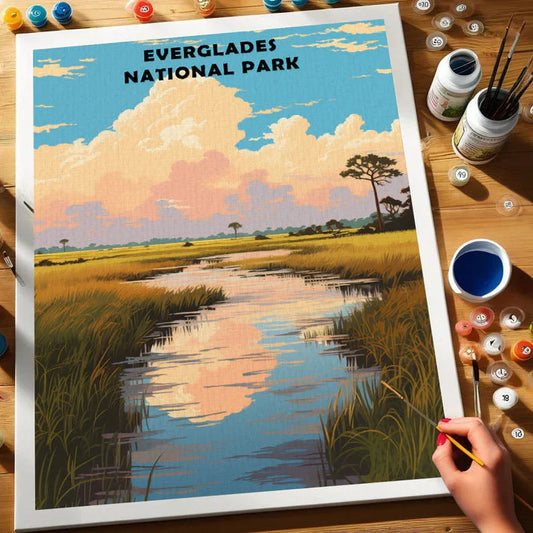 Everglades National Park - Paint by Numbers Kit EasyArtJoy