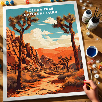 Joshua Tree National Park - Paint by Numbers Kit EasyArtJoy