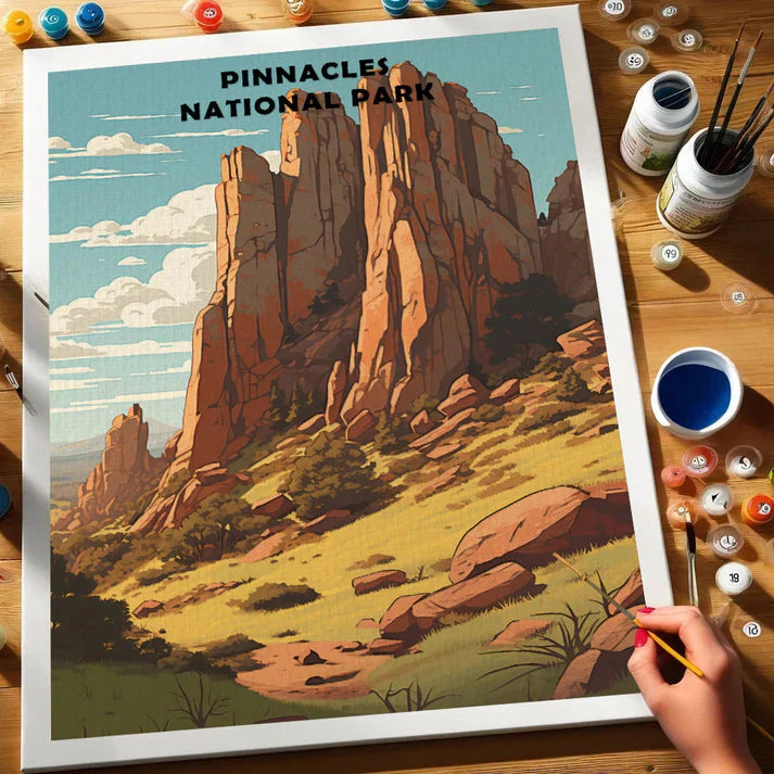Pinnacles National Park - Paint by Numbers Kit EasyArtJoy