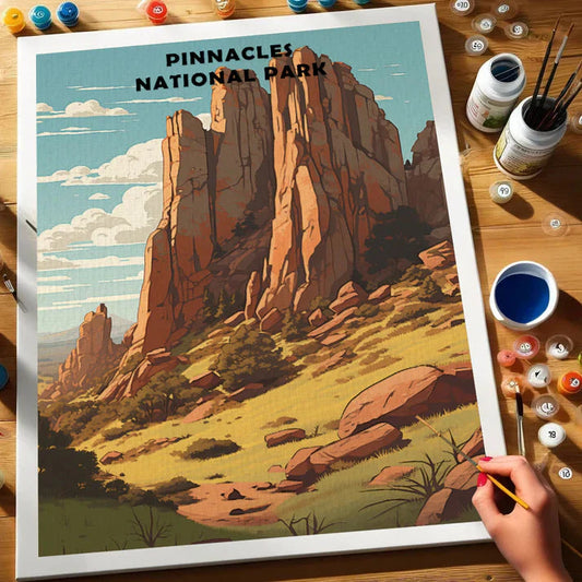 Pinnacles National Park - Paint by Numbers Kit EasyArtJoy