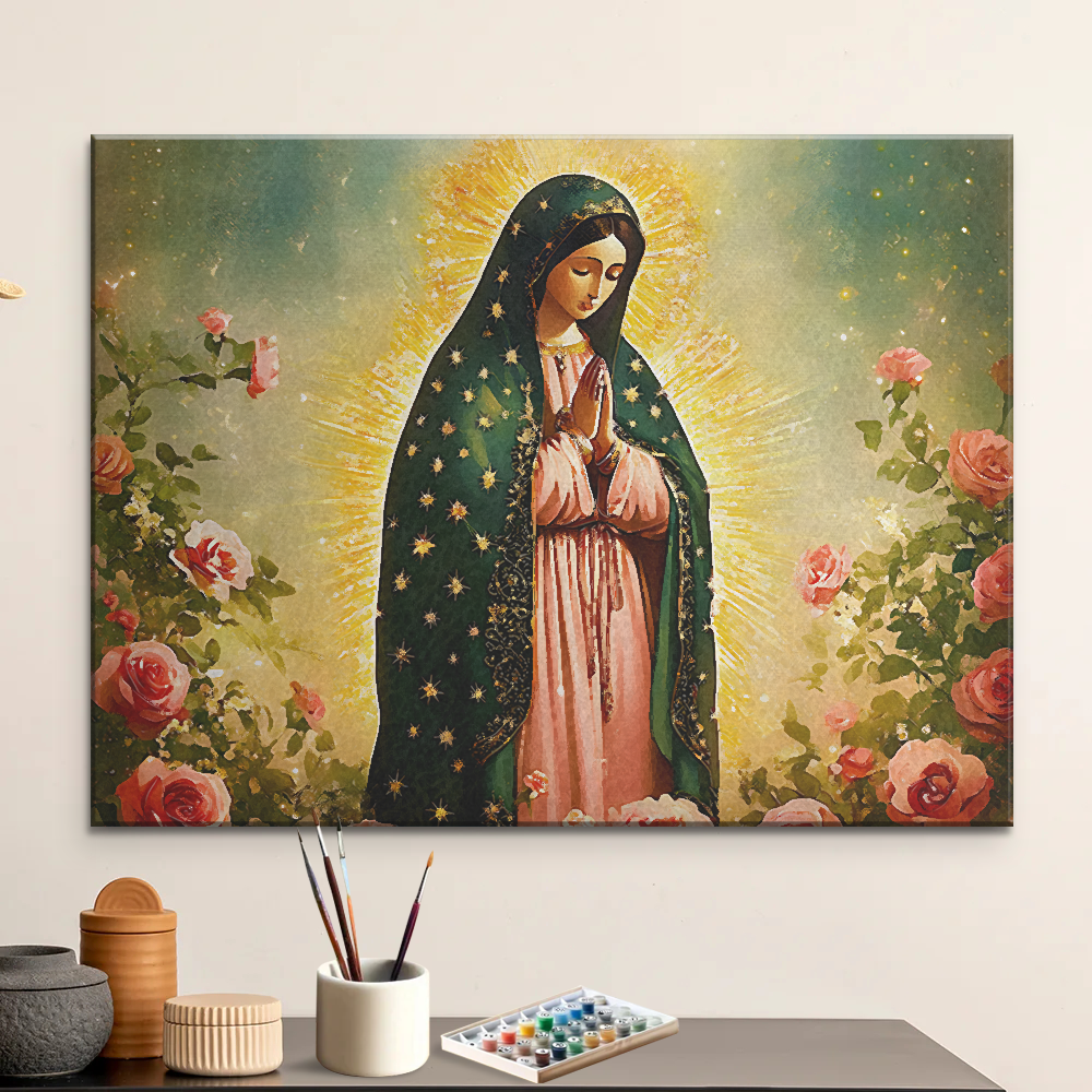 Roses Of Guadalupe - Paint by Numbers Kit