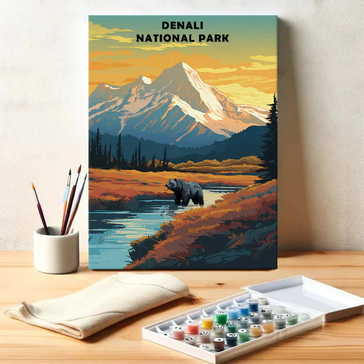 Denali National Park and Preserve - Paint by Numbers Kit EasyArtJoy