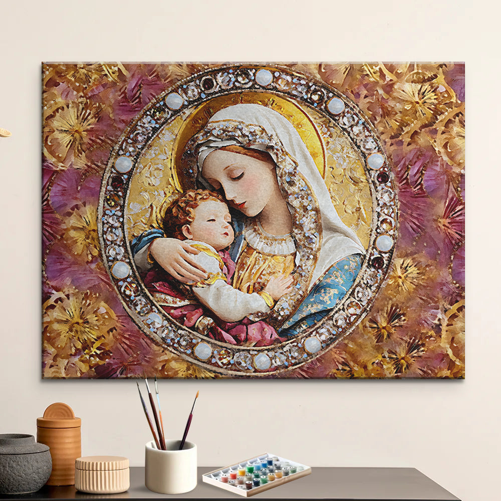 The Madonna And Child - Paint by Numbers Kit