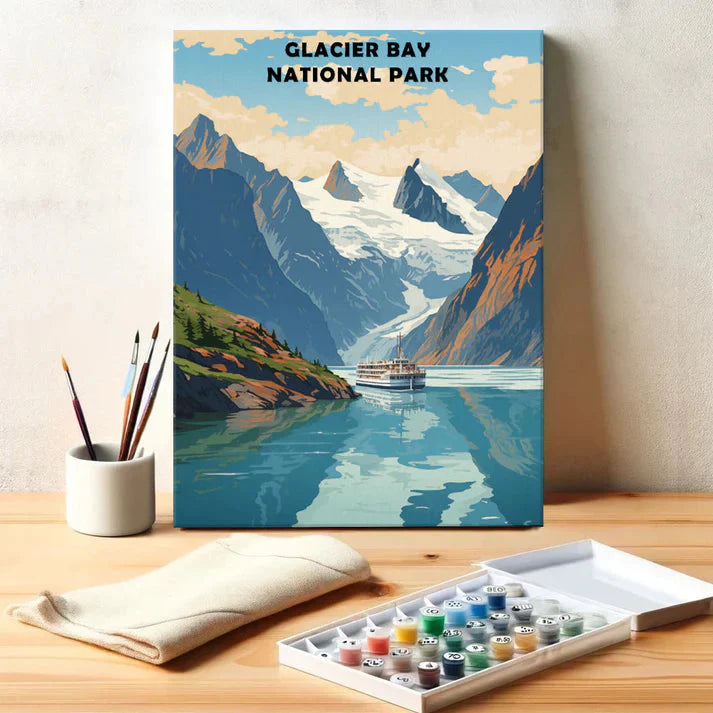 Glacier Bay National Park - Paint by Numbers Kit EasyArtJoy