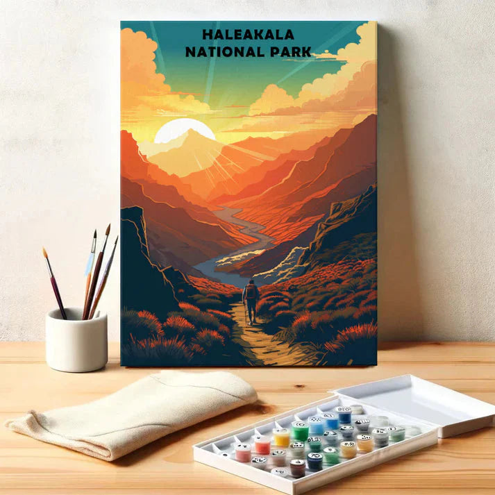 Haleakala National Park - Paint by Numbers Kit EasyArtJoy