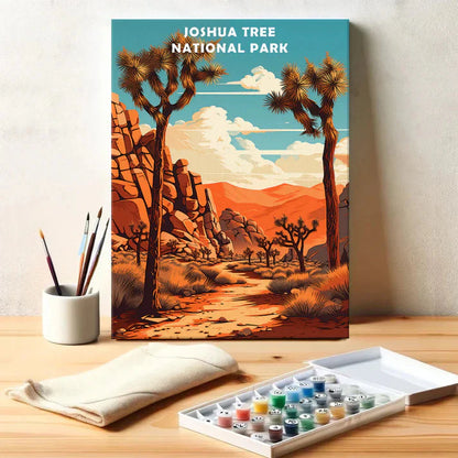 Joshua Tree National Park - Paint by Numbers Kit EasyArtJoy