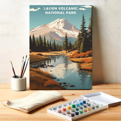 Lassen Volcanic National Park - Paint by Numbers Kit EasyArtJoy