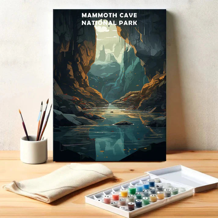 Mammoth Cave National Park - Paint by Numbers Kit EasyArtJoy