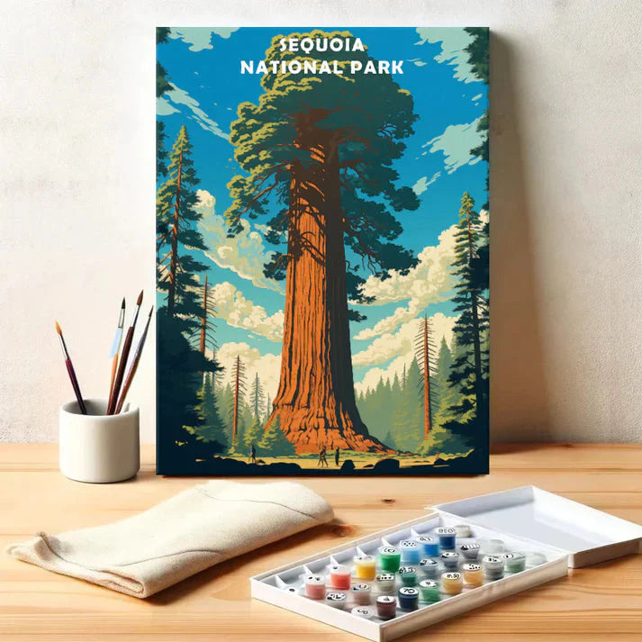 Sequoia National Park - Paint by Numbers Kit EasyArtJoy